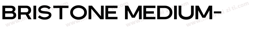 Bristone Medium字体转换